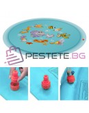 Детска пръскалка постелка с фонтан 165см